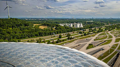 Blick über die Allianz Arena