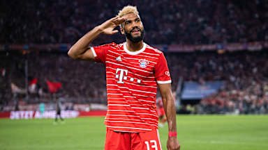 Choupo-Moting FC Bayern celebration
