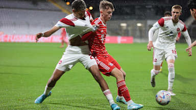 Die FC Bayern Amateure im Heimspiel gegen den 1. FC Nürnberg II.