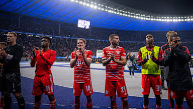 Team celebration FC Bayern