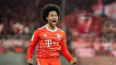 Serge Gnabry celebration FC Bayern