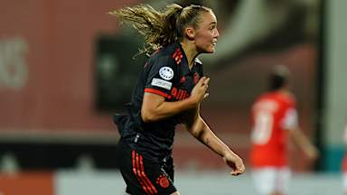 Georgia Stanway is the scorer of the FC Bayern Goal of the Month for October 2022
