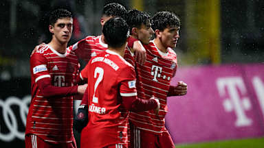 Die FC Bayern Amateure im Heimspiel gegen die DJK Vilzing.