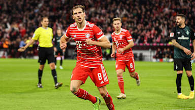 Leon Goretzka FC Bayern celebration