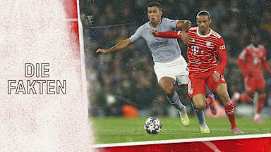 Zahlen und Fakten zum Champions League-Spiel FC Bayern - Manchester City