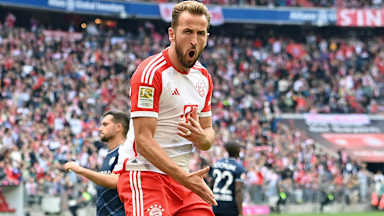 Harry Kane, FC Bayern, celebración