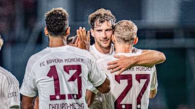 FC Bayern, Leon Goretzka, celebration