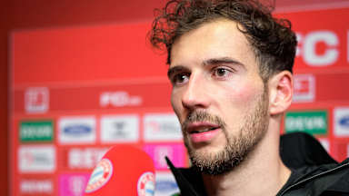 Leon Goretzka interview after 1. FC Köln vs. FC Bayern