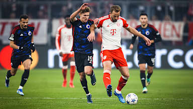 Szene der Partie FC Bayern gegen FC Kopenhagen in der Champions League