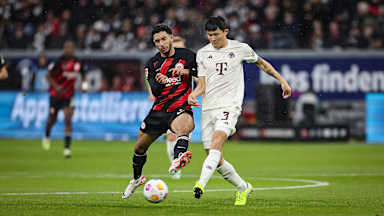 Highlights from the Bundesliga match Eintracht Frankfurt vs. FC Bayern