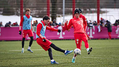 FC Bayern open training session at Säbener Straße