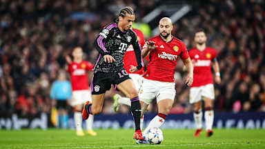 Spielszene des Champions League-Duells Manchester United gegen den FC Bayern