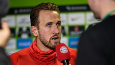 Harry Kane interview after Wolfsburg vs. Bayern