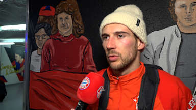 Leon Goretzka interview after Bayern's friendly against Basel