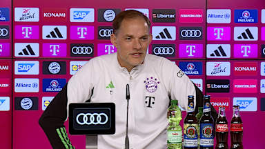 Thomas Tuchel comparece en la rueda de prensa del FC Bayern