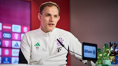 Thomas Tuchel habla en la rueda de prensa del FC Bayern