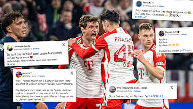Die Tweets zum 3:0 in der Champions League gegen Lazio Rom