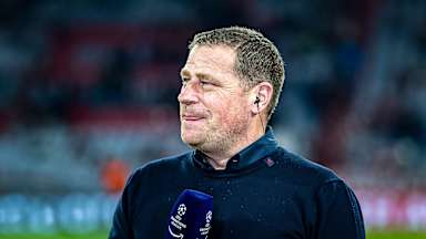 Max Eberl, reacciones tras el partido de Champions League Arsenal FC - FC Bayern