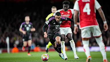 Spielszene des Champions League-Duells FC Arsenal - FC Bayern