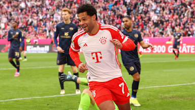 Serge Gnabry erzielte das FC Bayern Tor des Monats März 2024