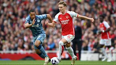 Jugada del partido del Arsenal FC contra el Aston Villa