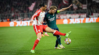 Jugada partido FC Bayern - FC Arsenal Champions League