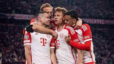 Jugada partido cuartos final Champions League FC Bayern FC Arsenal