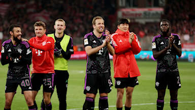 Harry Kane celebra victoria FC Bayern ante Union Berlin