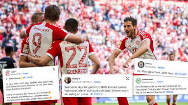 Die Tweets zum 2:1 in der Bundesliga gegen Eintracht Frankfurt