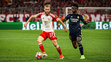 Spielszene des Champions League-Duells FC Bayern gegen Real Madrid
