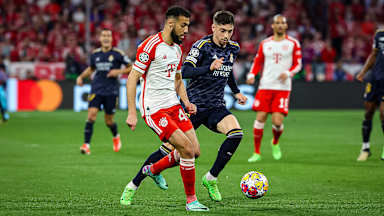 Spielszene des Champions League-Duells FC Bayern - Real Madrid