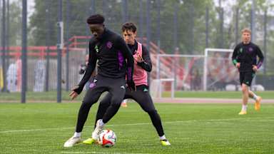 FC Bayern U19, VfB Stuttgart, Training, Vorbereitung