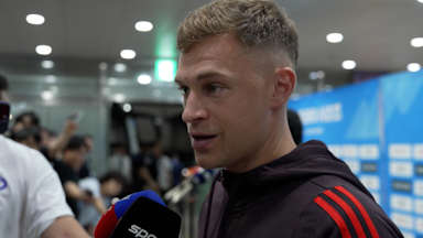 Interview mit Joshua Kimmich nach dem Testspiel des FC Bayern gegen Tottenham Hotspur auf der Audi Summer Tour in Seoul.