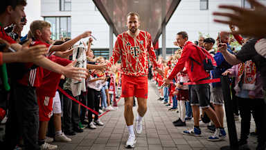 Harry Kane vor dem Spiel gegen den Grasshopper Club Zürich