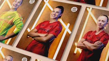 Autogrammkarten FC Bayern Frauen