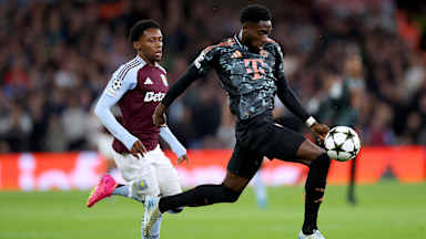 Spielszene aus Aston Villa - FC Bayern