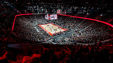 Der SAP Garden beim Spiel gegen Real Madrid