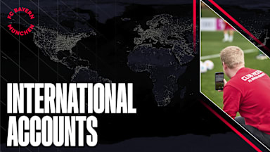 FC Bayern international accounts
