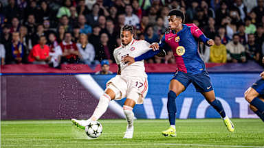 Scene from FC Barcelona vs. FC Bayern