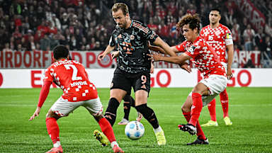 Spielszene aus dem DFB-Pokalspiel 1. FSV Mainz 05 - FC Bayern