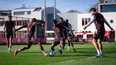 Kingsley Coman im Training des FC Bayern