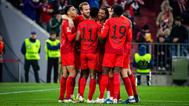 Szene aus dem Spiel des FC Bayern gegen Union Berlin