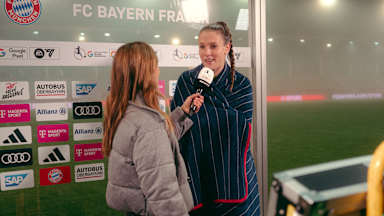Ena Mahmutovic nach dem Spiel gegen Eintracht Frankfurt