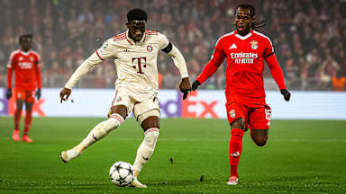 Jugada partido FC Bayern - Benfica Champions League