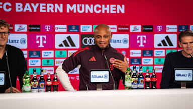 Vincent Kompany Bayern press conference
