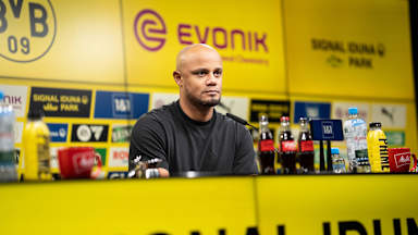 Vincent Kompany press conference Bayern Borussia Dortmund