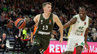 Andreas Obst will mit dem FC Bayern Basketball gegen Baskonia den siebten Heimsieg im SAP Garden holen.