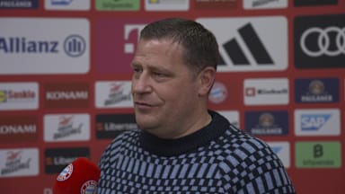 Max Eberl im Interview nach dem Bundesliga-Spiel gegen den 1. FC Heidenheim