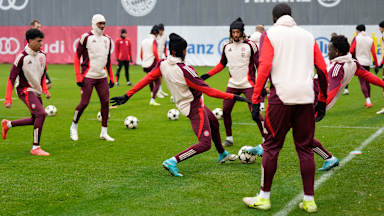 Training FC Bayern Champions League Shakhtar Donetsk