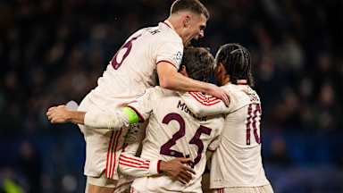 Szene aus dem Spiel zwischen FC Bayern und Shakhtar Donetsk